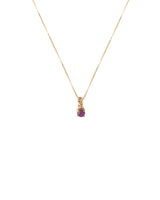 Braided Charm (Sapphire & Rubíes)