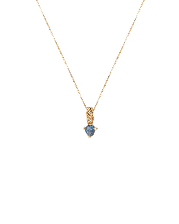Braided Charm (Sapphire & Rubíes)