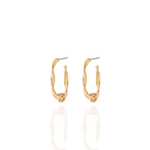 CURVE SMALL HOOPS