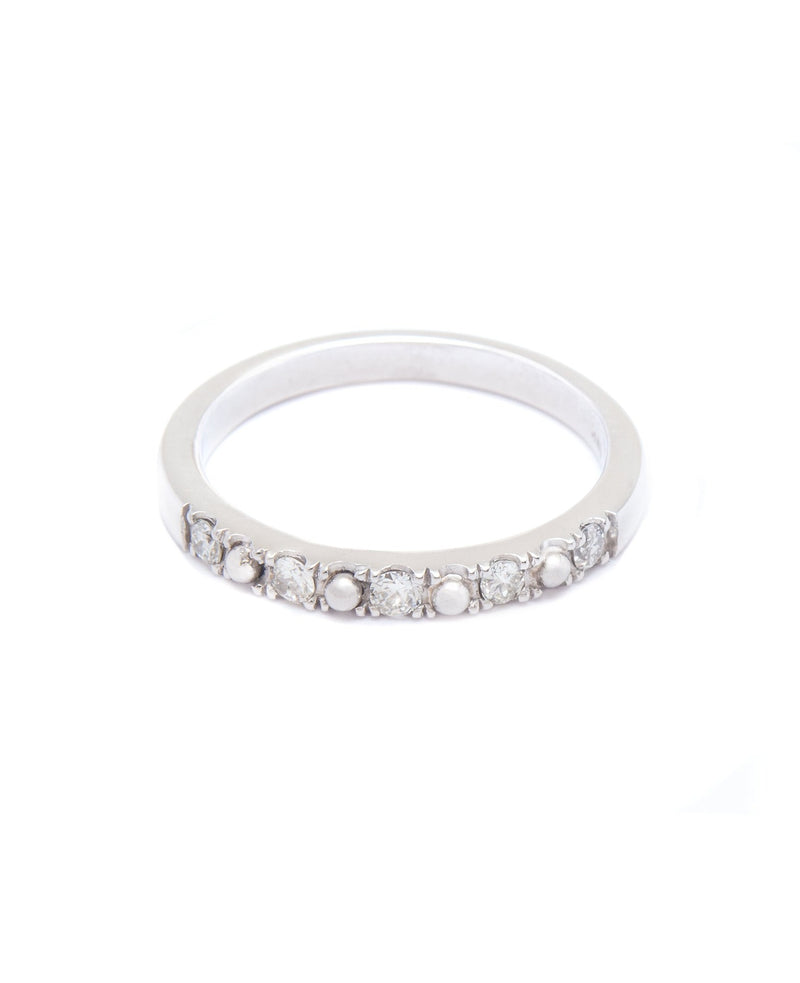 WHITE GOLD WITH DIAMONDS RING