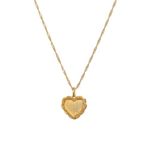 HEART BRAIDED LOVE NECKLACE